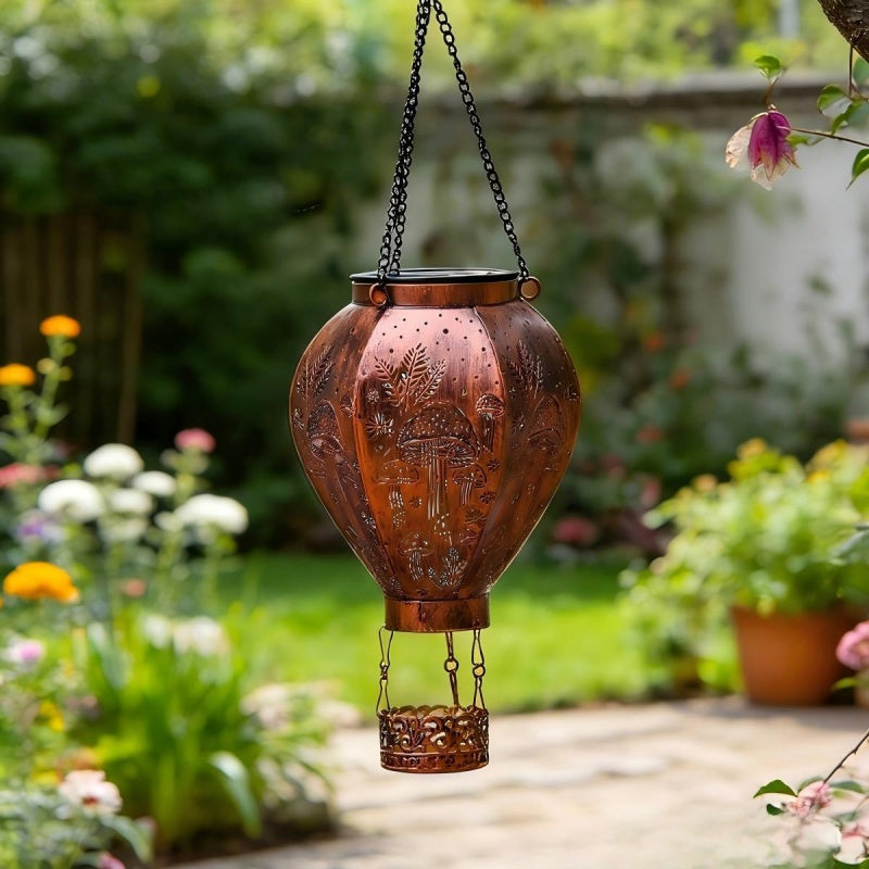📢📢49% OFF !! ⏰Solar-Powered Hot Air Balloon Lantern