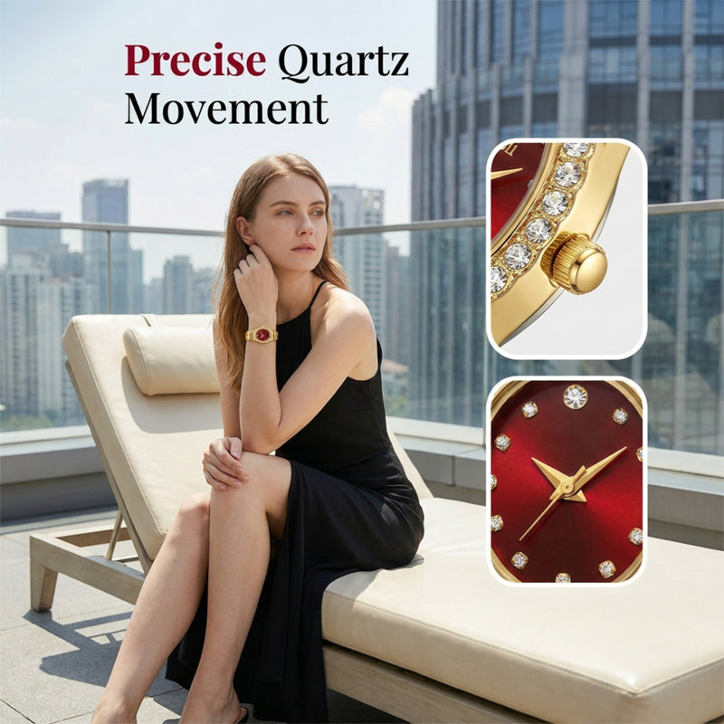 📢📢40% OFF !! ⏰Women's Elegant Oval Quartz Watch