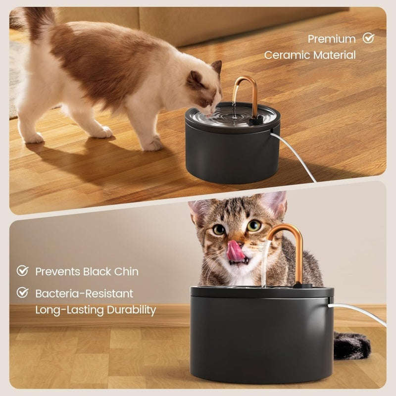 📢📢30% OFF !! ⏰Ceramic Pet Water Fountain with Faucet