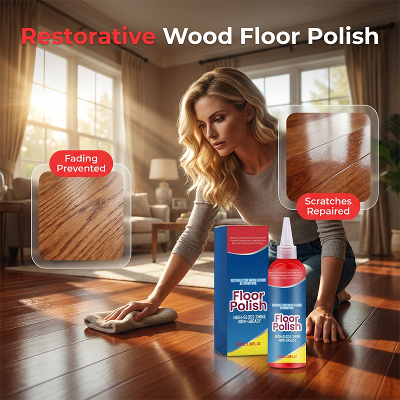 📢📢Buy 2 Get 1 Free !! ⏰ Floor Polish – Scratch Repair, Non-Greasy, Long-Lasting 🔧