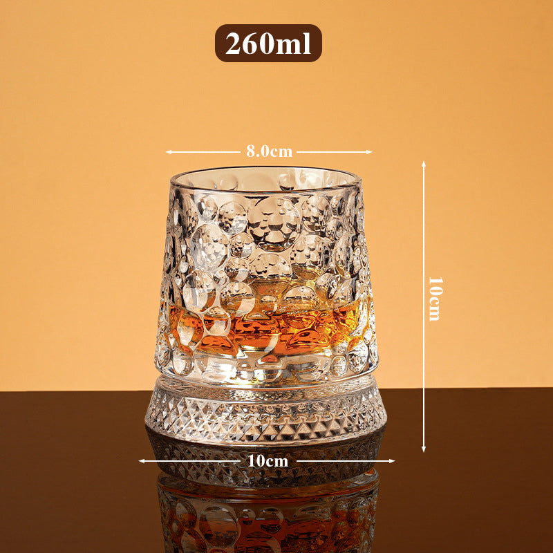 📢📢40% OFF !! ⏰360° Rotating Whiskey Glass Tumbler
