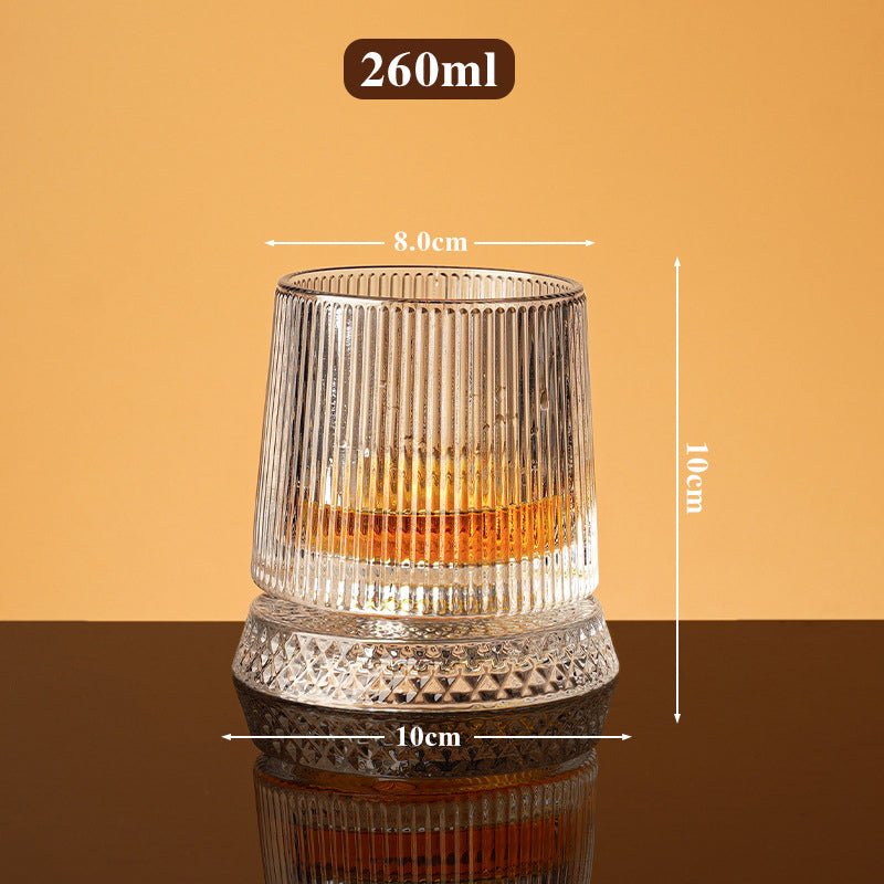 📢📢40% OFF !! ⏰360° Rotating Whiskey Glass Tumbler