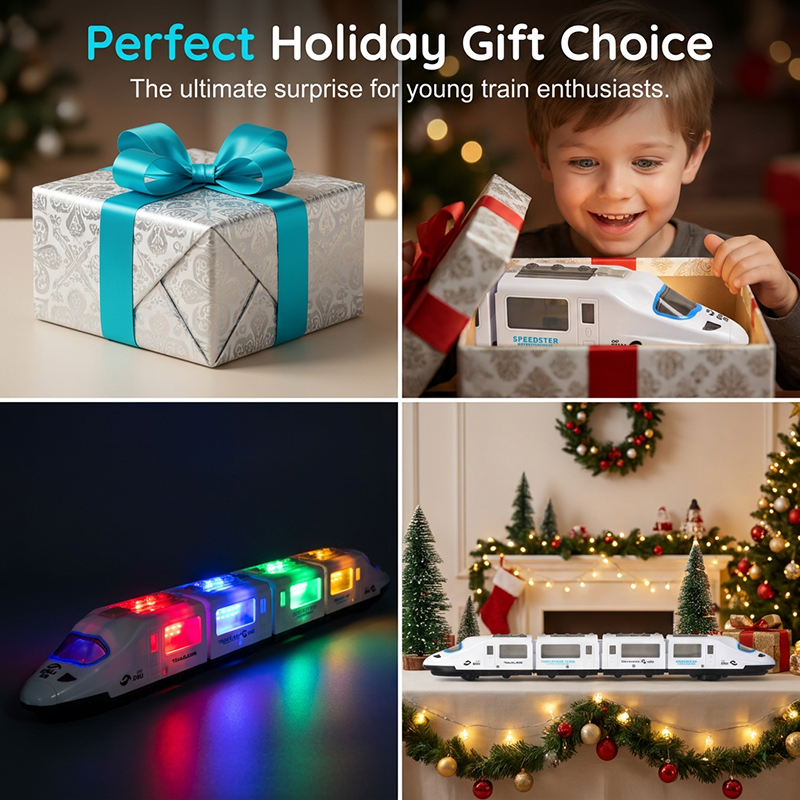 📢📢50% OFF !! ⏰Electric Bullet Train Toy with Lights & Music