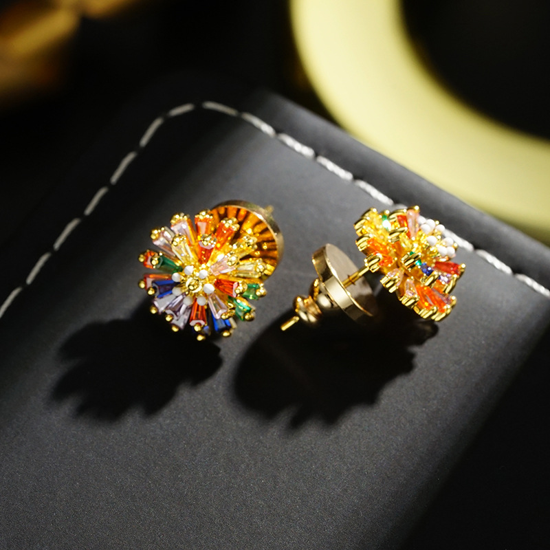📢📢40% OFF !! ⏰Colorful Firework Stud Earrings for Women