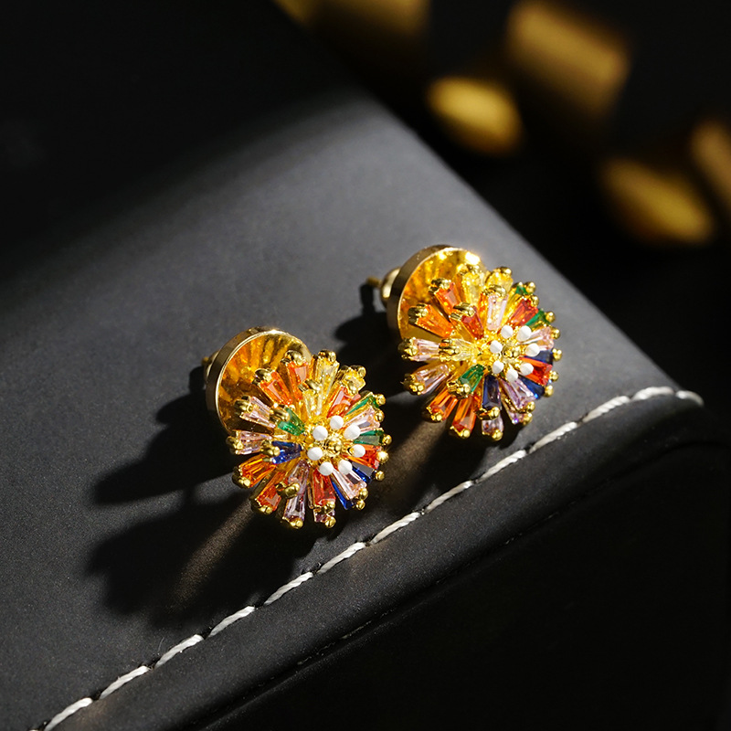 📢📢40% OFF !! ⏰Colorful Firework Stud Earrings for Women