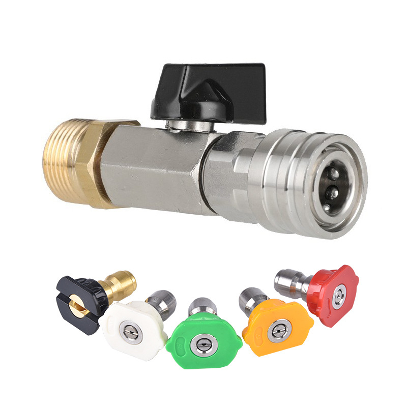 📢📢50% OFF !! ⏰Pressure Washer Quick Connect Shut-Off Valve