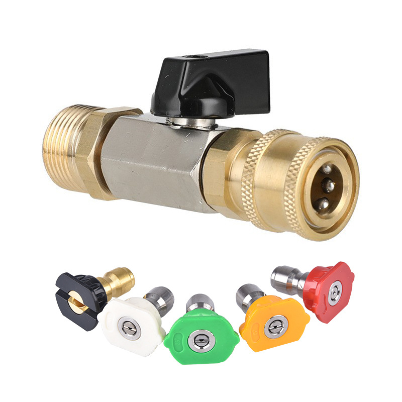 📢📢50% OFF !! ⏰Pressure Washer Quick Connect Shut-Off Valve