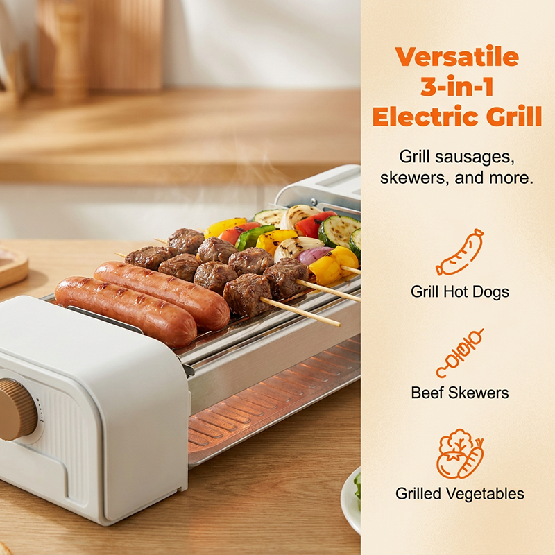 📢📢40% OFF !!⏰Automatic Rotating Sausage Grill