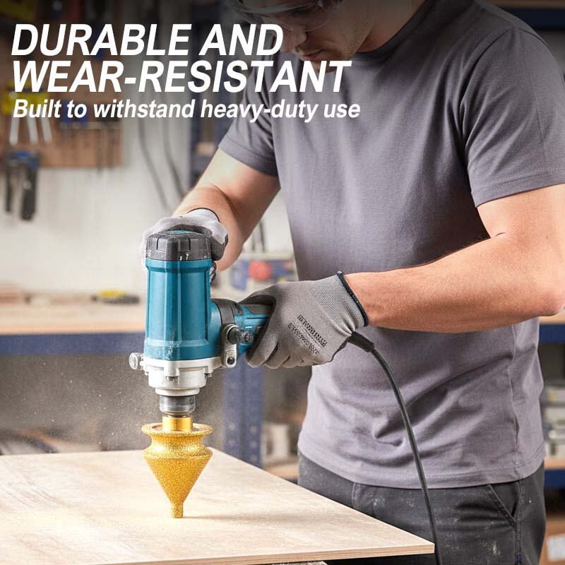 ⚙️ LIMITED-TIME 50% OFF! ✨ Diamond Chamfering Bit for Grinder – Multi-Function, Brazed Diamond, Universal Fit 💎