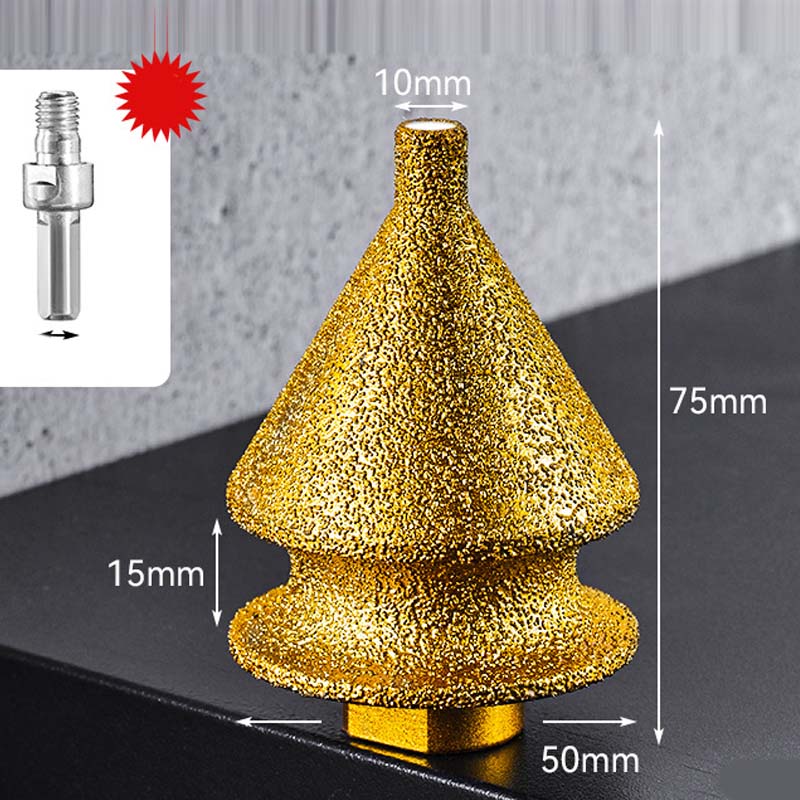 ⚙️ LIMITED-TIME 50% OFF! ✨ Diamond Chamfering Bit for Grinder – Multi-Function, Brazed Diamond, Universal Fit 💎