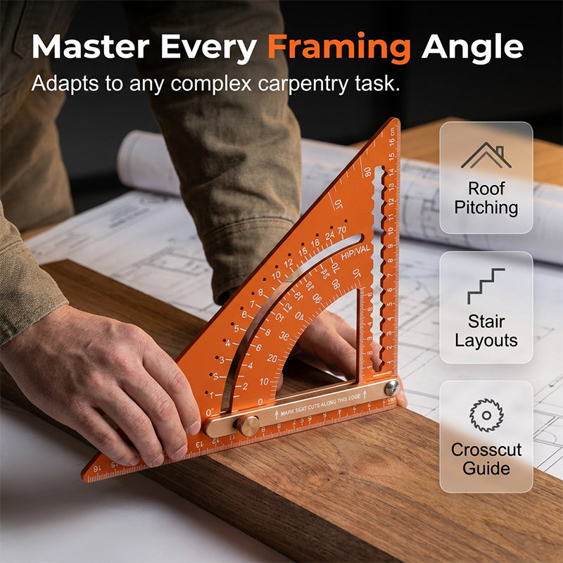 📢📢50% OFF !! ⏰Precision Woodworking Triangle Square