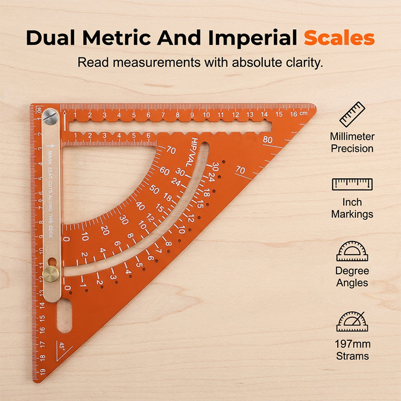 📢📢50% OFF !! ⏰Precision Woodworking Triangle Square