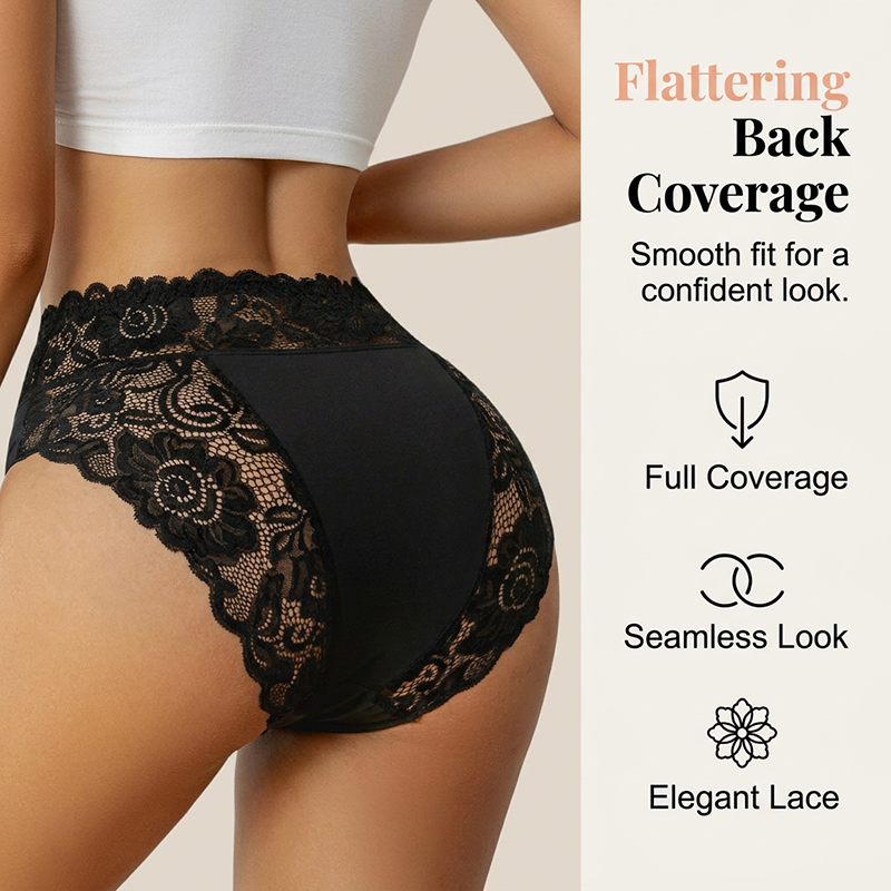 📢📢40% OFF !! ⏰Women's Soft Breathable Lace Briefs