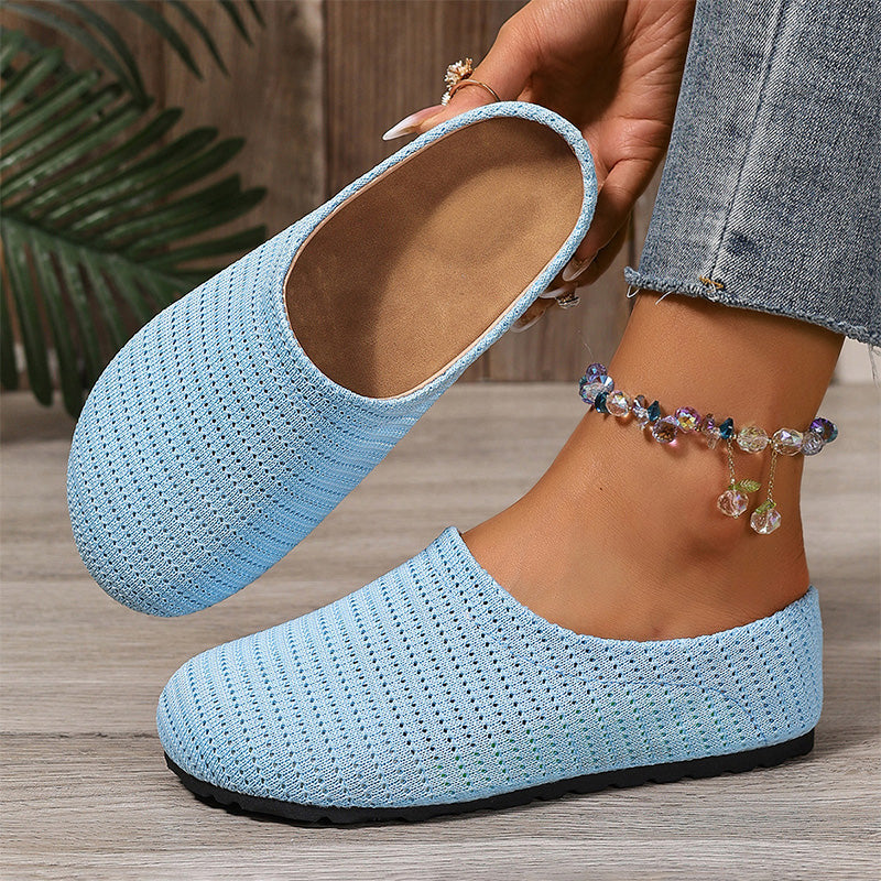 🎁2026 New Arrivals 50% OFF💥Women's Breathable Knit Slip-On Mules – Lightweight & cushioned – Easy on/off, perfect for casual days or quick errands – airy and comfy 🌸