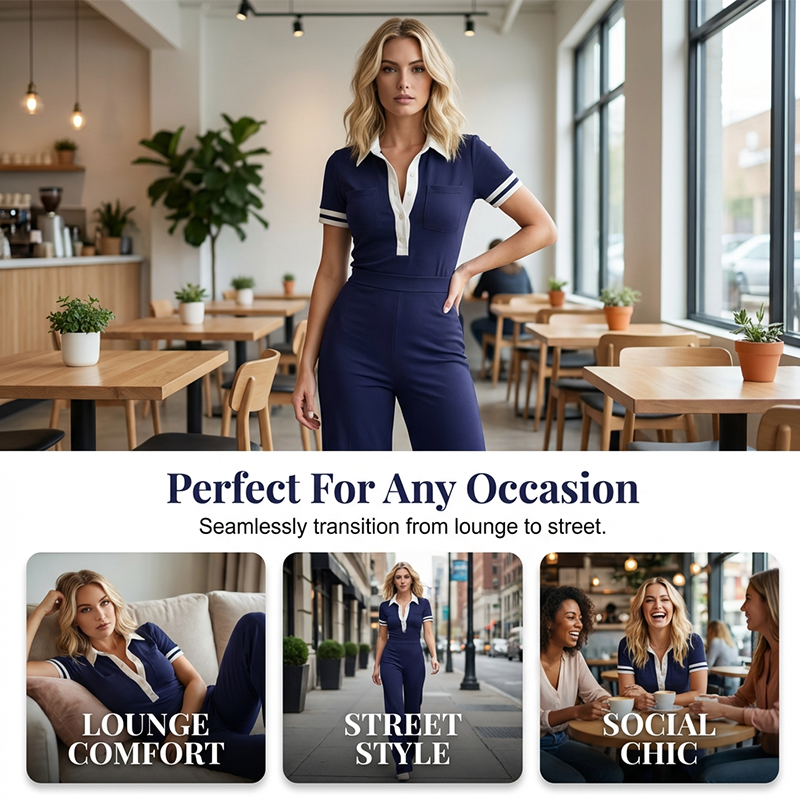 👚 50% OFF NOW! 👖 Women's Shirt & Pants 2-Piece Set – Soft, breathable & matching – Perfect for work, travel or casual days – effortless style with comfort 🌸