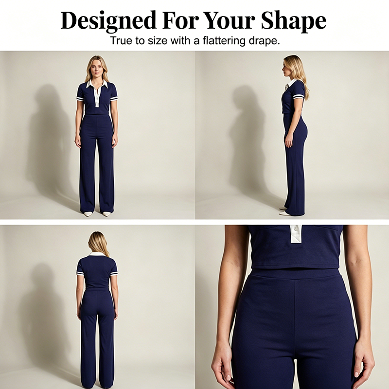 👚 50% OFF NOW! 👖 Women's Shirt & Pants 2-Piece Set – Soft, breathable & matching – Perfect for work, travel or casual days – effortless style with comfort 🌸