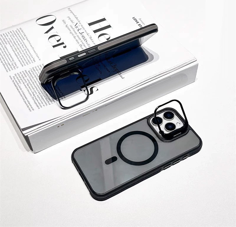 📢📢40% OFF !! ⏰Magnetic Phone Case with Lens Stand