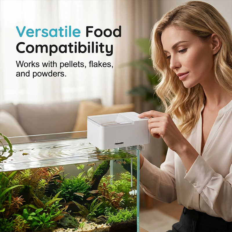 📢📢40% OFF !! ⏰ Auto Fish Feeder – Built-in Timer, Perfect for Busy Owners | Up to 30 Days 🗓️