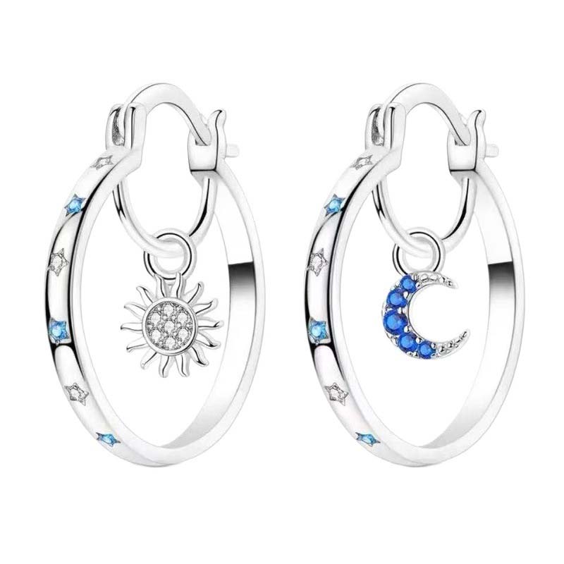 📢📢33% OFF !! ⏰Celestial Double Layer Hoop Earrings