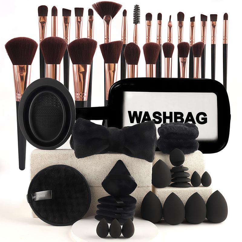 📢📢40% OFF !! ⏰ All-in-One Makeup Brush & Sponge Set