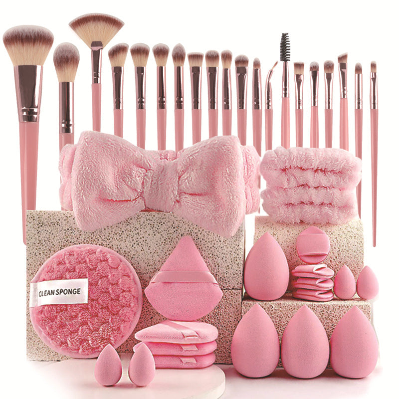 📢📢40% OFF !! ⏰ All-in-One Makeup Brush & Sponge Set