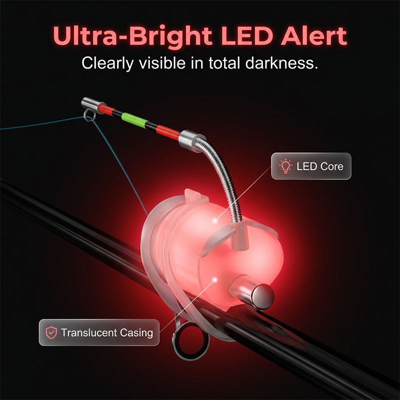 📢📢40% OFF !! ⏰ Electronic Fishing Bite Alarm with Sound and Light