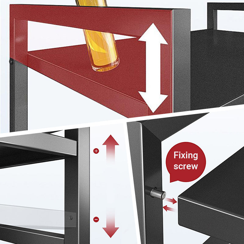Expandable Microwave Oven Rack with Hooks