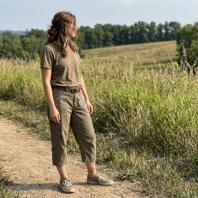 🎁2026 New Arrivals 50% OFF💥Women's Relaxed Casual Cargo Capris – Utility Pockets, Breathable, Relaxed Fit ✨