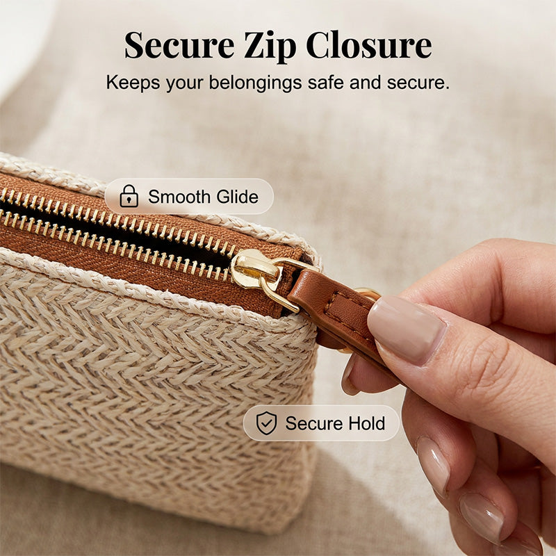 📢📢50% OFF !! ⏰Women's Woven Straw Shoulder Clutch Bag👜