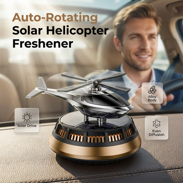 Solar Powered Rotating Car Air Freshener