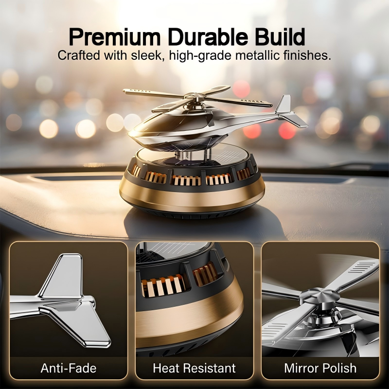 Solar Powered Rotating Car Air Freshener
