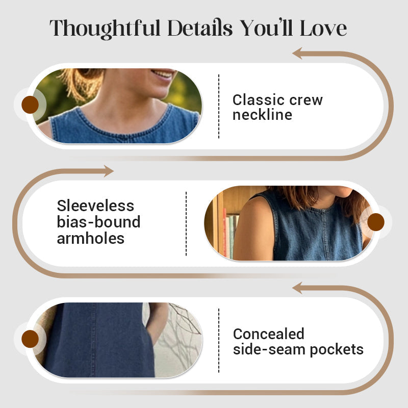 📢📢40% OFF !! ⏰Women's Summer Casual Denim Dress