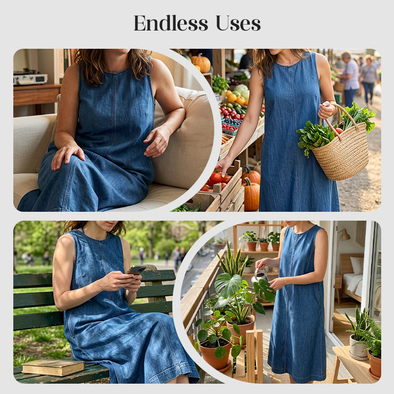 📢📢40% OFF !! ⏰Women's Summer Casual Denim Dress