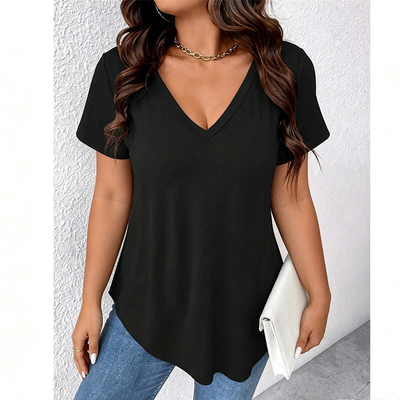 🌸 50% OFF NOW! 🌸 Women's Casual V-Neck Short Sleeve T-Shirt