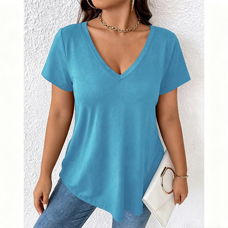 🌸 50% OFF NOW! 🌸 Women's Casual V-Neck Short Sleeve T-Shirt
