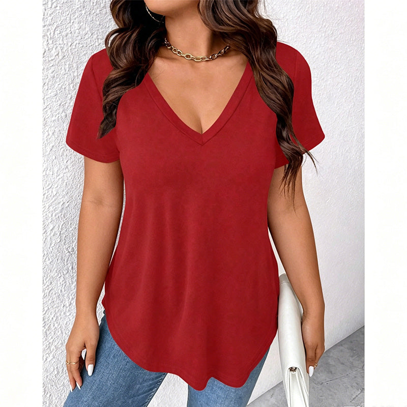 🌸 50% OFF NOW! 🌸 Women's Casual V-Neck Short Sleeve T-Shirt