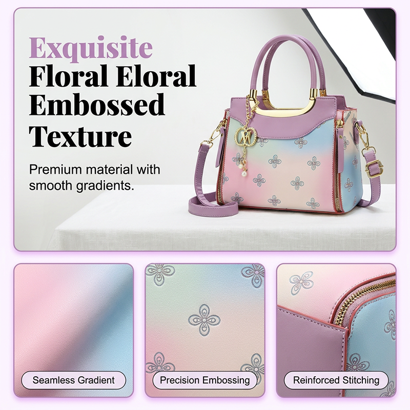📢📢50% OFF !!⏰Women's Chic Gradient Top Handle Bag
