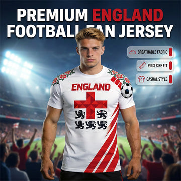 📢📢50% OFF !! ⏰Premium England Football Fan Jersey