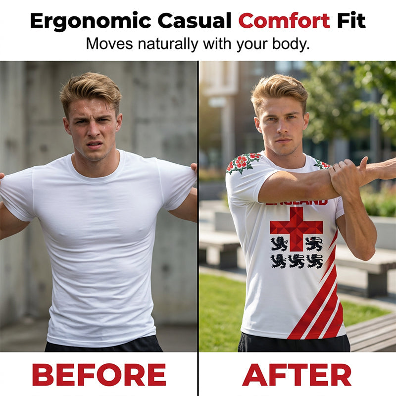 📢📢50% OFF !! ⏰Premium England Football Fan Jersey