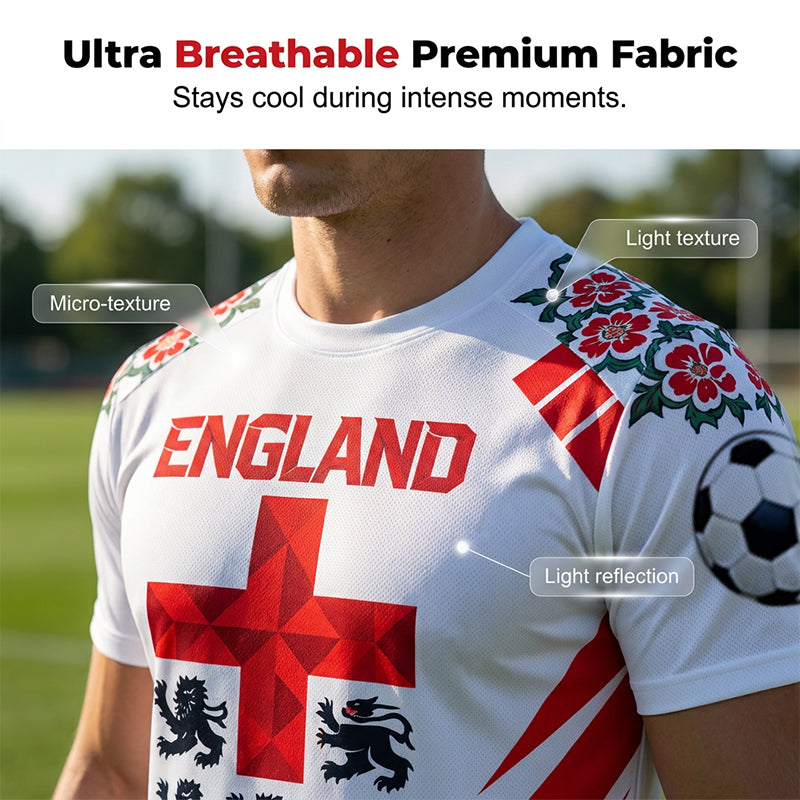 📢📢50% OFF !! ⏰Premium England Football Fan Jersey
