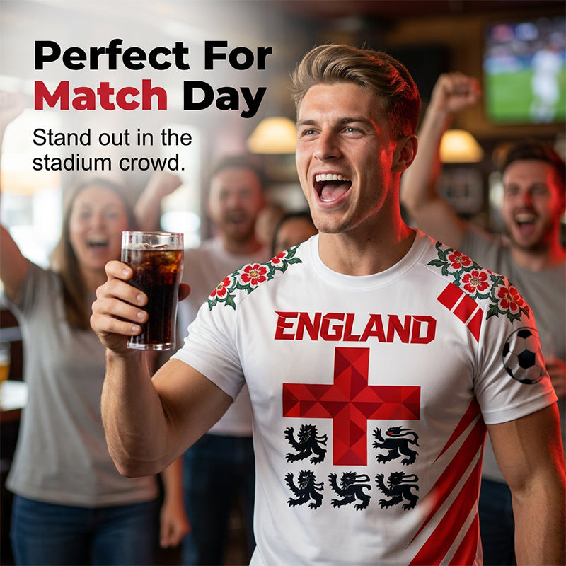 📢📢50% OFF !! ⏰Premium England Football Fan Jersey