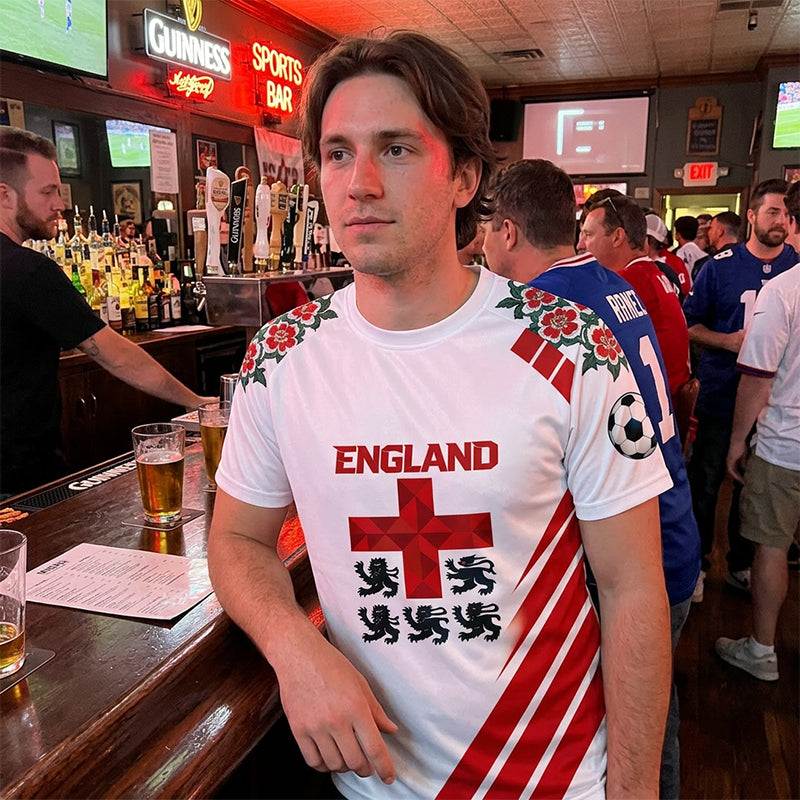 📢📢50% OFF !! ⏰Premium England Football Fan Jersey