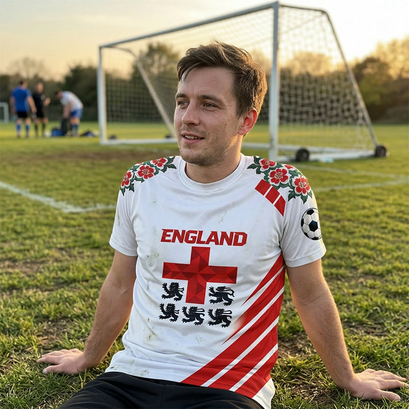 📢📢50% OFF !! ⏰Premium England Football Fan Jersey