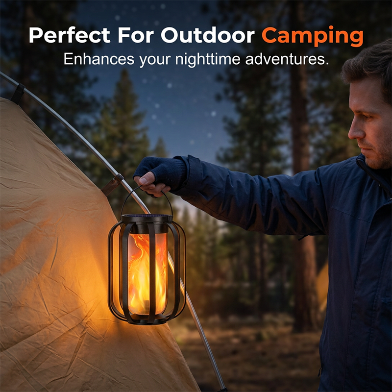 📢📢30% OFF !!⏰Solar Flickering Flame Lantern