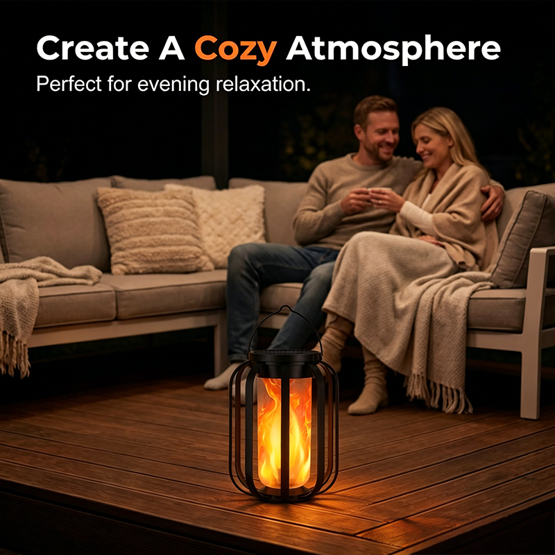 📢📢30% OFF !!⏰Solar Flickering Flame Lantern