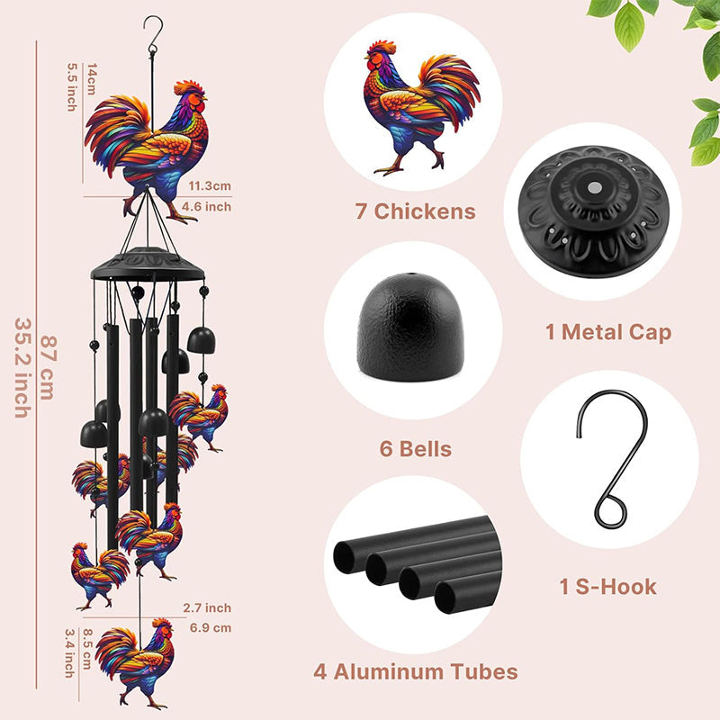 Vintage Metal Memorial Wind Chimes for Garden